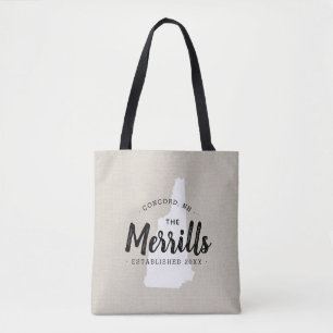 Bolsa de Tote Estatal Monograma de la Familia New