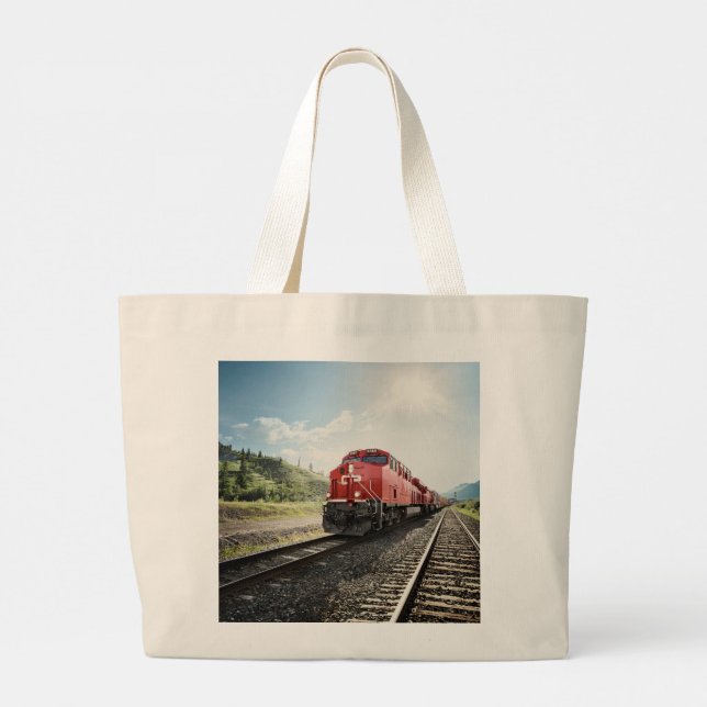 Bolsa De Tote Fabulosa Locomotora (Reverso)