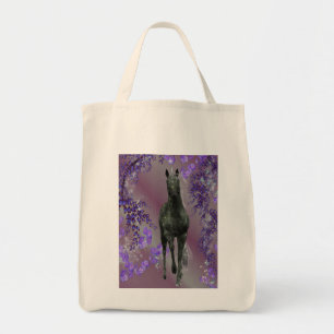 Bolsa De Tote Fantasy Fantasy Unicorn Negra