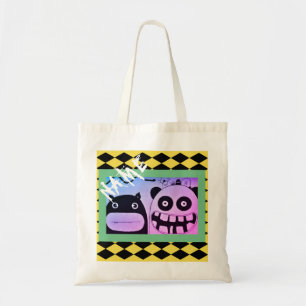 Bolsa de Tote: FELIZ VOGUE MONSTRUO CON NOMBRE