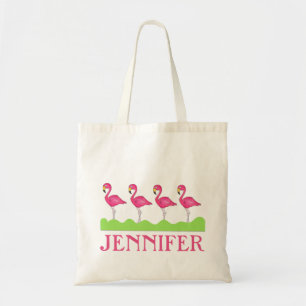 Bolsa de Tote Flamingo Rosa Personalizada
