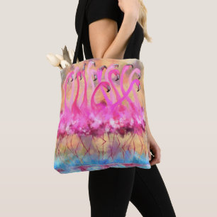 Bolsa de Tote Flamingos Rosa