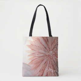 Bolsa de Tote, "Flor rosada" media