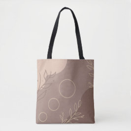 Bolsa De Tote Floral Abstracta Moderna