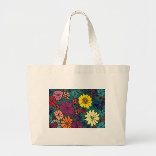 Bolsa de Tote Floral Fun (Frente)