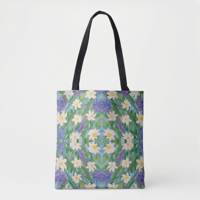 Bolsa De Tote Floral Gloriosa De La Mañana (Anverso)