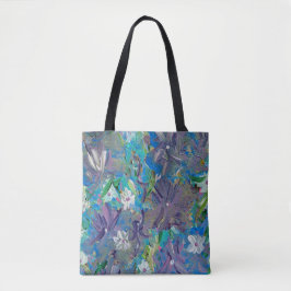 Bolsa De Tote Floral Purple Haze