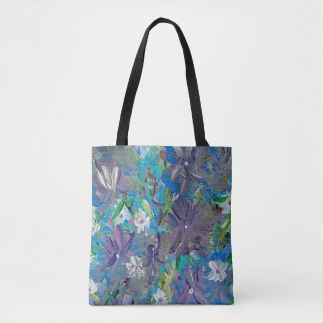 Bolsa De Tote Floral Purple Haze (Anverso)