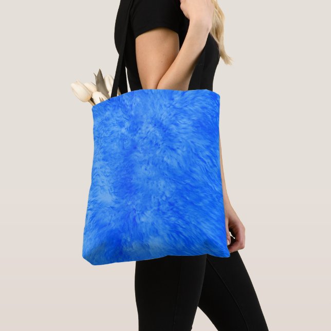 Bolsa De Tote Frenzy Blue Fur (Detalle)
