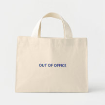 Bolsa de tote fuera de la oficina