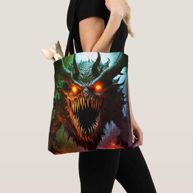 Bolsa de Tote Gigante Monster Halloween (Detalle)