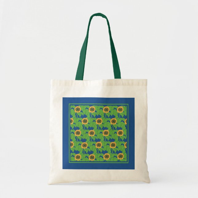 Bolsa de Tote Golden Sunflowers (Frente)