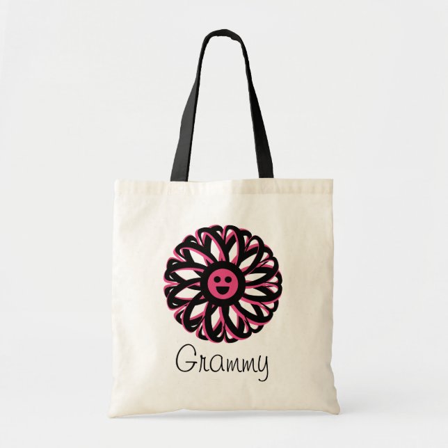 Bolsa De Tote Grammy Bonito Flower (Frente)