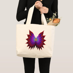 Bolsa De Tote Grande De Las Alas De La Mariposa