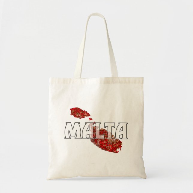 Bolsa de Tote grande de Malta (Frente)