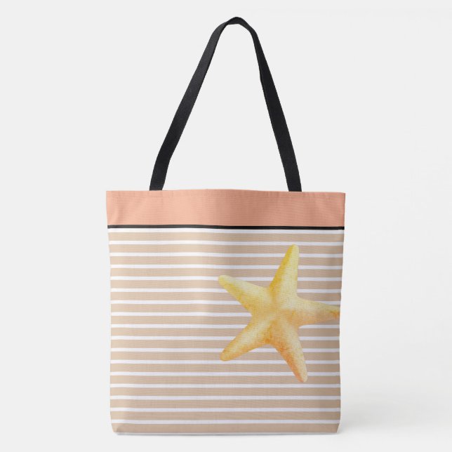 Bolsa De Tote Grande De Starfish (Anverso)