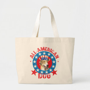 Bolsa de Tote Grande Patriótico Greyhound