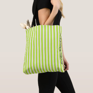 Bolsa de tote HAMbWG - Lime de tira clásica