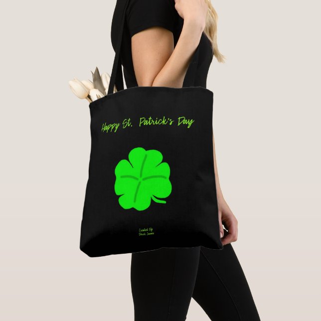 Bolsa de Tote Happy St. Patrick's Day All-Over-Pri (Detalle)