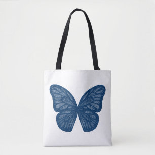 Bolsa de Tote Ilustracion de las alas de mariposa