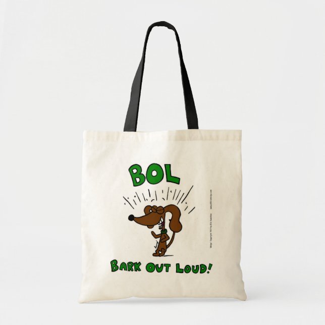 Bolsa de Tote intermedia "BOL Bark Out Loud" (Frente)