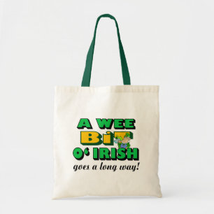 Bolsa De Tote Irlandesa De Boca Blanca