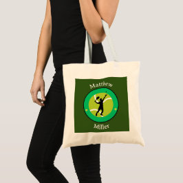 Bolsa De Tote - Jugador De Tenis - Personalizado -