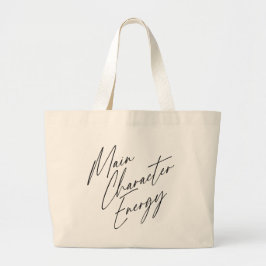 Bolsa de Tote Jumbo del libro de energía de caract