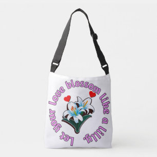 Bolsa de tote Lilly y eslogan