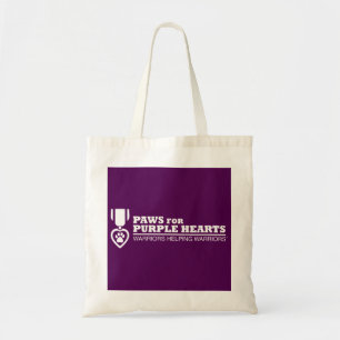 Bolsa de Tote - Logotipo blanco sobre fondo morado