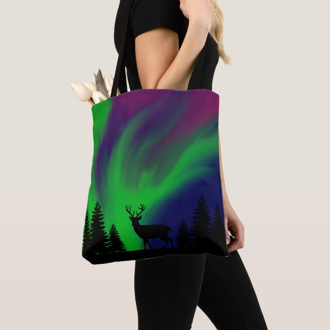 Bolsa de Tote - Luces boreales (Detalle)