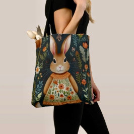 Bolsa De Tote Mágica De Los Bunny De Springtime