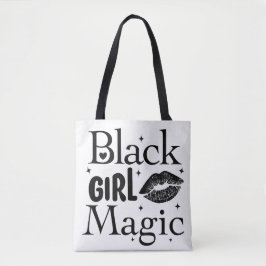 Bolsa de Tote Mágico de Chica Negro - Empoderamien