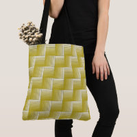Bolsa de Tote - Maze de ilusión óptica amarillo la