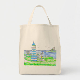 Bolsa de Tote Medio de Faro Americana