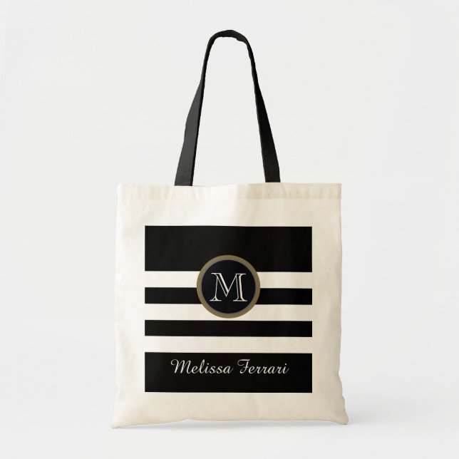 Bolsa de tote moderna y personalizada (Frente)