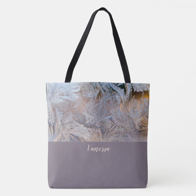 Bolsa de Tote Monogramada Classy Frosted (Anverso)