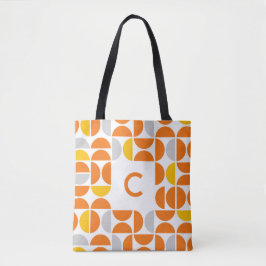 Bolsa de Tote Monogramada de Mid Century Sunny Til