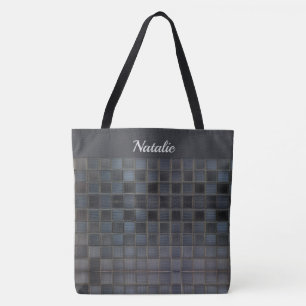 Bolsa de Tote Monogramada en Baldosas Modernas