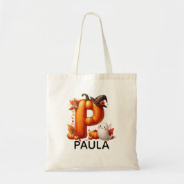 Bolsa de Tote Monogramada Personalizada de Hallowe