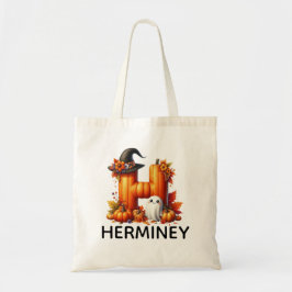 Bolsa de Tote Monogramada Personalizada de Hallowe