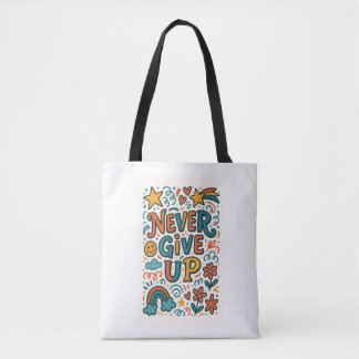 Bolsa De Tote Motivacional Colorida