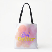 Bolsa de Tote Motivacional de Genero de Objetivo -