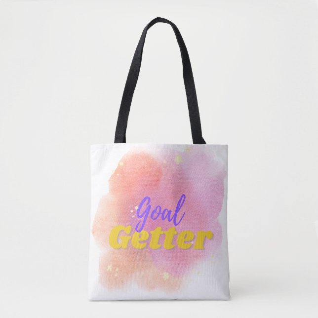 Bolsa de Tote Motivacional de Genero de Objetivo - (Anverso)