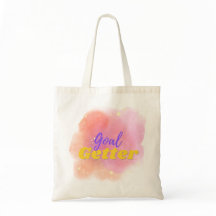 Bolsa de Tote Motivacional de Genero de Objetivo -