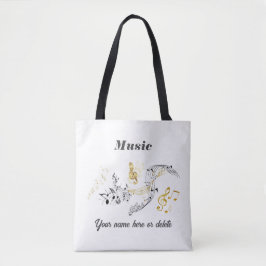 Bolsa de tote musical - Personalizada