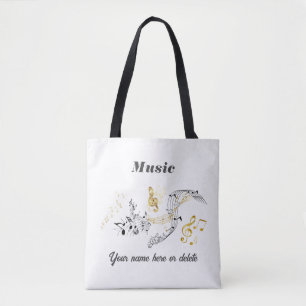 Bolsa de tote musical - Personalizada