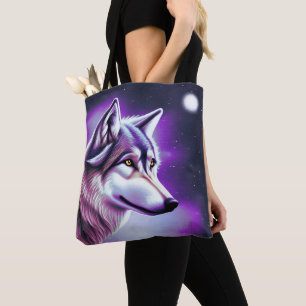 Bolsa De Tote Mystical Wolf