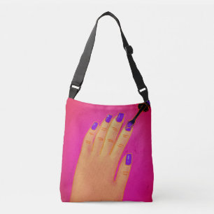 Bolsa de Tote Nail Tech Nails Púrpura