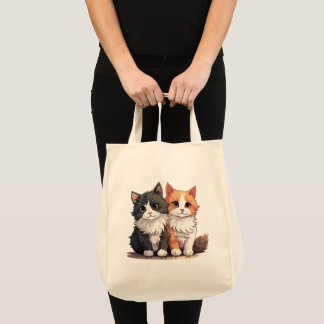 Bolsa de Tote Natural del Gato Tradicional - Ecoló
